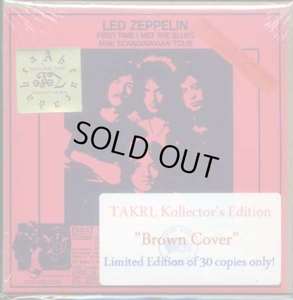 Photo1: TAKRL Brown envelope edition! Led Zeppelin "First Time I Met The Blues" 1 CD, Tarantura (1)