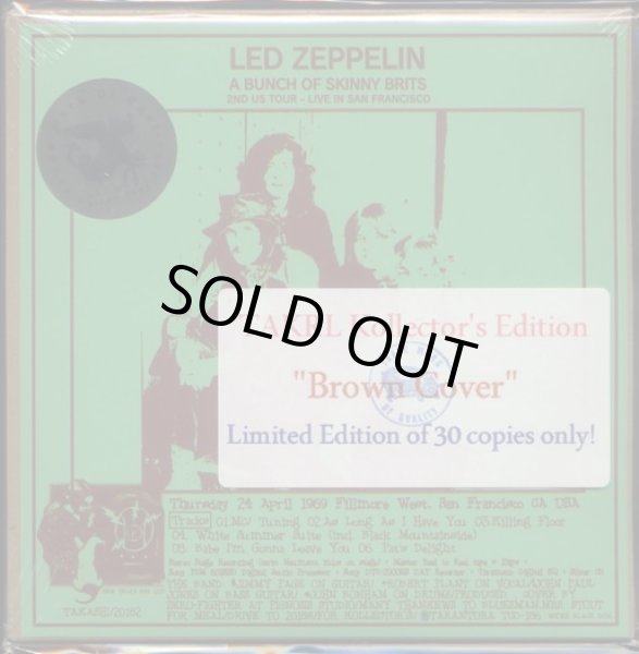 Photo1: TAKRL Brown envelope edition! Led Zeppelin "A Bunch Of Skinny Brits" 1 CD, Tarantura (1)