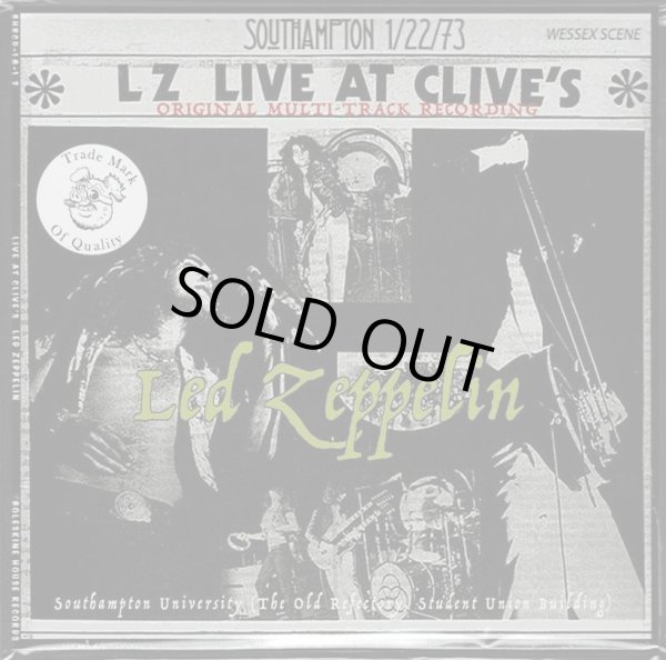 Photo1: Led Zeppelin “Live At Clive’s” Boleskine House Records (1)