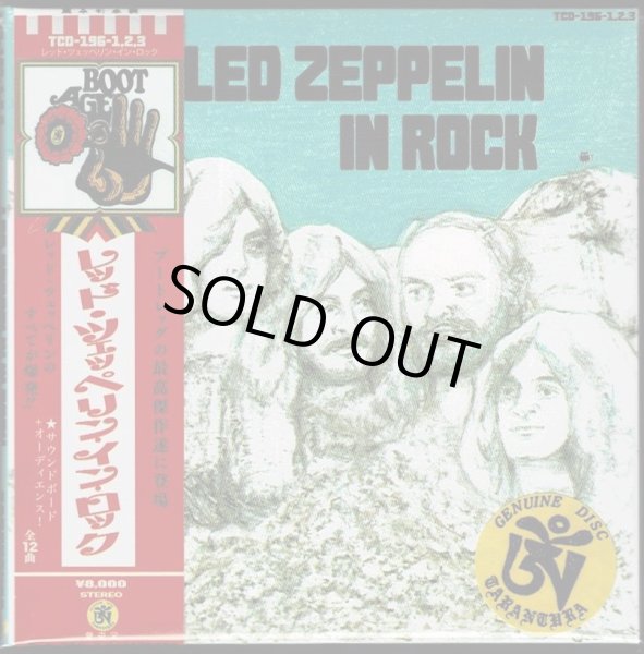 Photo1: Red Obi! Led Zeppelin "In Rock" 3 CD, Tarantura (1)