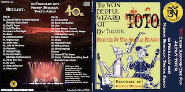 Photo1: TOTO "The Wonderful Wizard Of TOTO"-2 CD, leaflet. Tarantura (1)