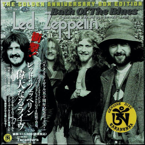 Photo1: Black and White Snap Box! Led Zeppelin "Bath Of The Blues" 4CD BOX, Tarantura (1)