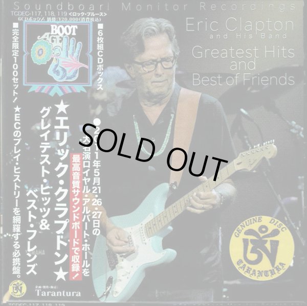 Photo1: Soundboard! Eric Clapton "Greatest Hits and Best of Friends" 6 CD BOX, Tarantura (1)