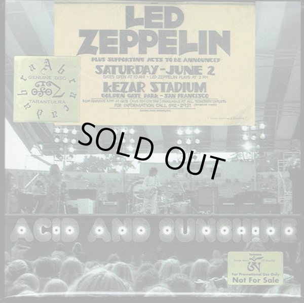 Photo1: Promo Edition！B Jacket! Led Zeppelin "Acid And Sunshine" 2 CD, Tarantura (1)