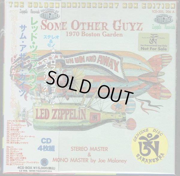 Photo1: PROMO!!! Balloon box! Led Zeppelin "Some Other Guyz-1970 Boston Garden"-4 CD box Tarantura (1)