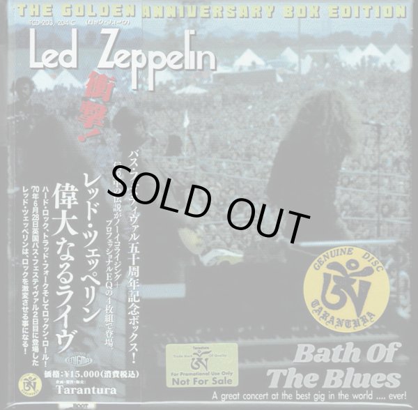 Photo1: Promo! Live Picture Box! Led Zeppelin "Bath Of The Blues" 4CD BOX, Tarantura (1)