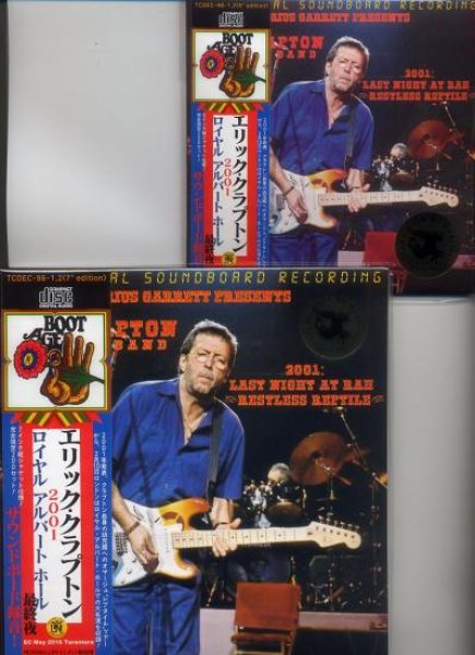 Photo1: 7" EDITION! Eric Clapton "2001: Last Night At RAH" (Restless Reptile)” -2 CD, Tarantura (1)