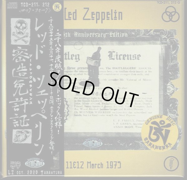 Photo1: Gold Box! Led Zeppelin "Bootleg License"-6 CD Magnet Box, Tarantura (1)