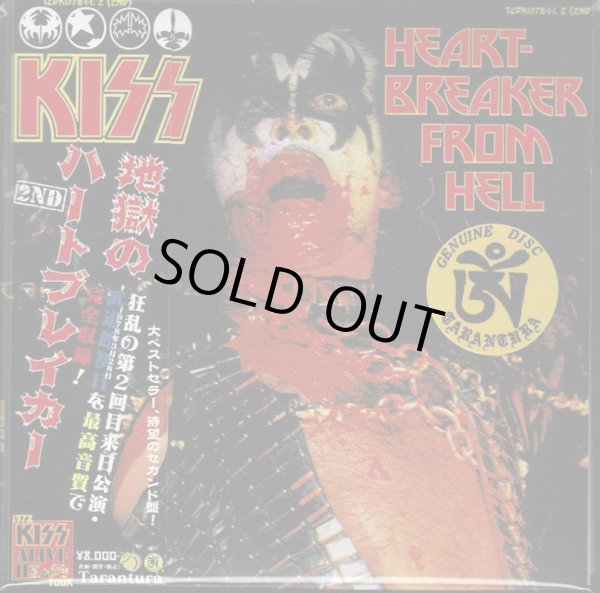 Photo1: 2nd edition! KISS "HEARTBREAKER FROM HELL"-Tarantura. 2 CD with Paper sleeve, Obi (1)