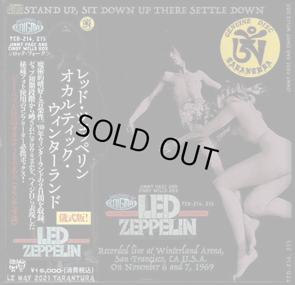 Photo1: Page & Wells Box! Led Zeppelin "STAND UP, SIT DOWN UP THERE SETTLE DOWN"-4 CD Magnet Box. Tarantura (1)