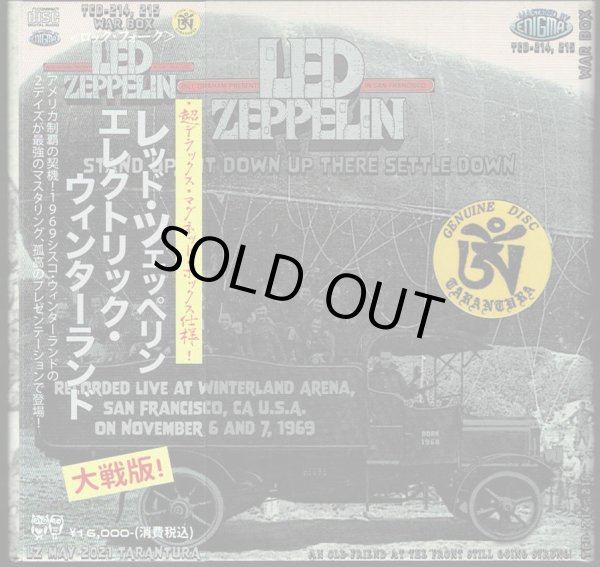 Photo1: War Box! Led Zeppelin "STAND UP, SIT DOWN UP THERE SETTLE DOWN"-4 CD Magnet Box. Tarantura (1)