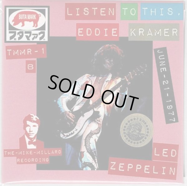 Photo1: B jacket! Led Zeppelin "Listen To This, Eddie Kramer" -3 CD, The Mike Millerd Recording (1)