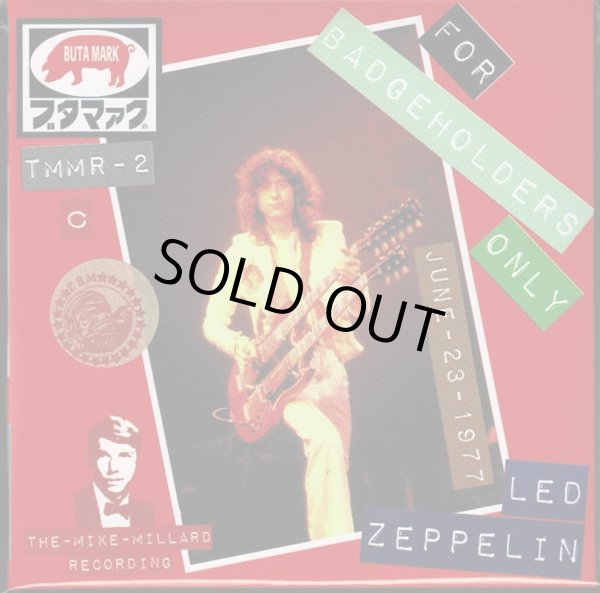 Photo1: C cover! Led Zeppelin "For Badgeholders Only" 3 CD, TMMR (1)