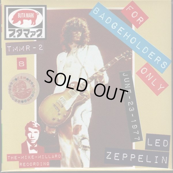 Photo1: B cover! Led Zeppelin "For Badgeholders Only" 3 CD, TMMR (1)