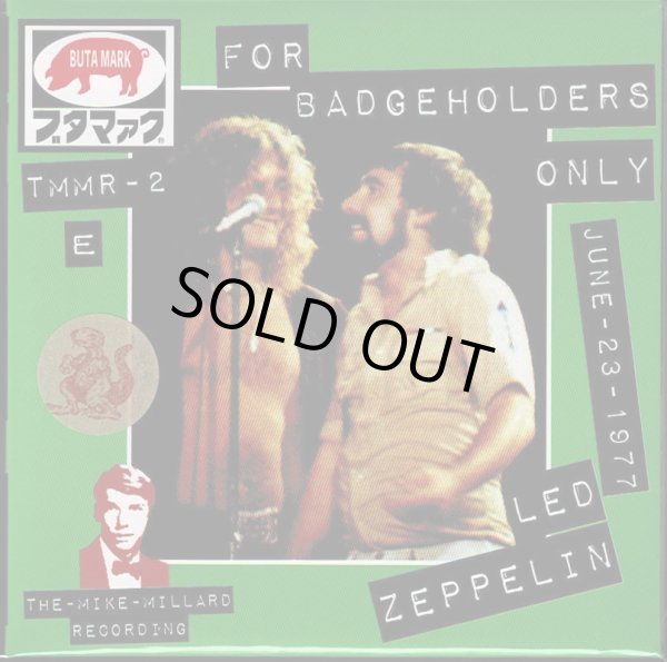 Photo1: E cover! Led Zeppelin "For Badgeholders Only" 3 CD, TMMR (1)