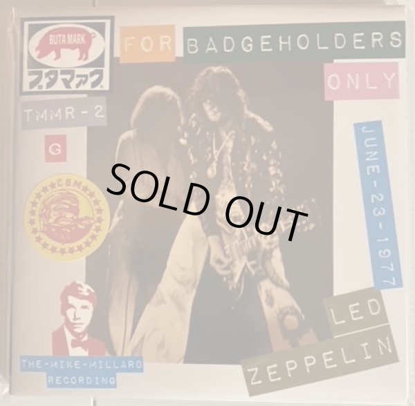 Photo1: Correct G cover! Led Zeppelin "For Badgeholders Only" 3 CD, TMMR (1)