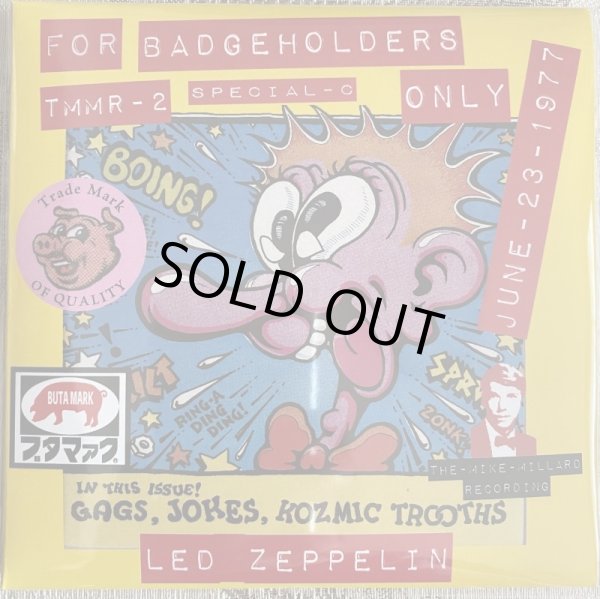 Photo1: Special C cover! Led Zeppelin "For Badgeholders Only" 3 CD, TMMR (1)