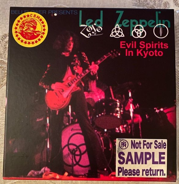 Photo1: Sample edition! Led Zeppelin "Evil Spirits In Kyoto live pics edition)" 6 CD Box Tarantura (1)