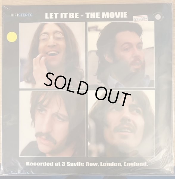 Photo1: The Beatles "Let It Be- he Movie" 1 LP, Yellow vinyl (1)