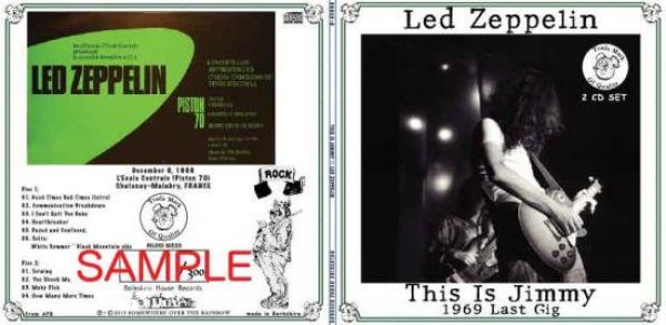 Photo1: BOLESKINE/LED ZEPPELIN/ THIS IS JIMMY/ 2 CD, SINGLE PAPER SLEEVE, LIMIT# (1)