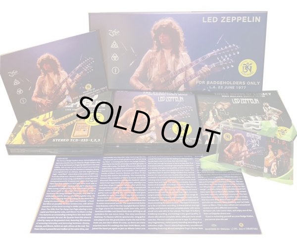 Photo1: Led Zeppelin "For Badgeholders Only/ JIMMY PAGE" Tarantura (1)