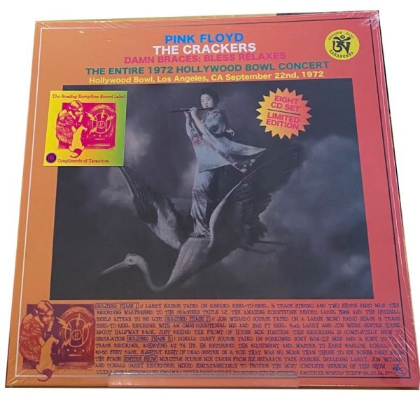 Photo1: C jacket! PINK FLOYD "CRACKERS  DAMN BRACES: BLESS RELAXES" 8 CD in a LP jacket. Tarantura (1)