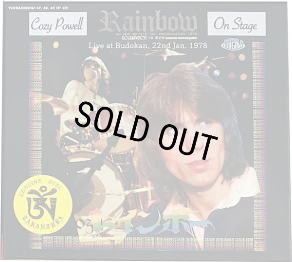 Photo1: ☆☆☆☆☆☆Rainbow "Cozy Powell On Stage" 3 dig-packs in a one piece box/ Cozy Powell edition, Tarantura☆☆☆☆☆☆☆☆ (1)