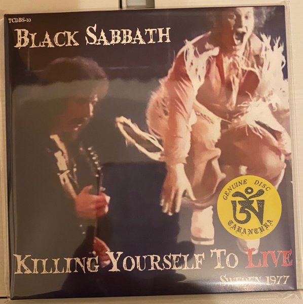 Photo1: 2nd Edition! Black Sabbath "Killing Yourself To Live" Tarantura (1)