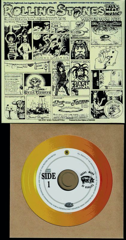 Download The Rolling Stones "All Meat Music" Winter Tour 1973, 3 CD box, Tarantura - CD Museum Pb
