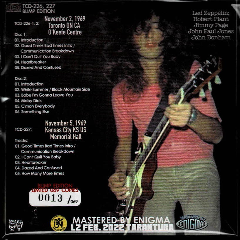 Led Zeppelin (2CD) / Tarantura 廃盤 - megasoftsistemas.com.br