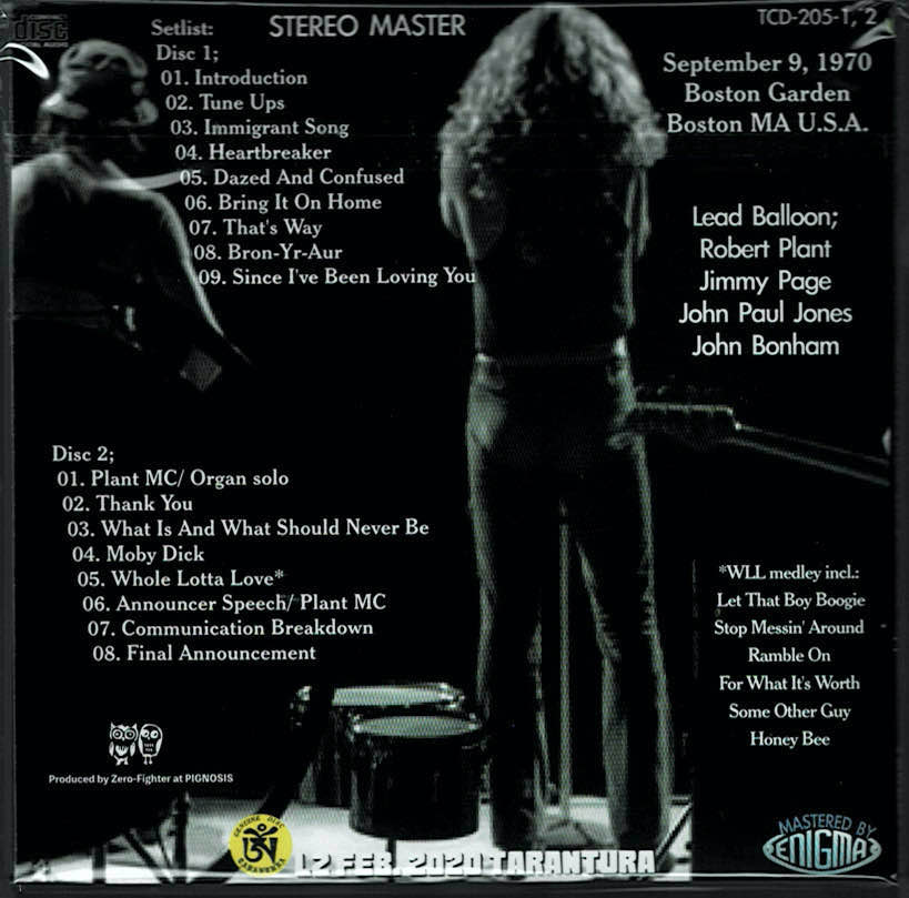 Balloon box! Led Zeppelin "Some Other Guyz1970 Boston Garden"4 CD box